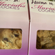 The boxes of Mariah Carey’s Cookies I got weren’t labeled by flavor, and the front cookie on the right box was crumbled.